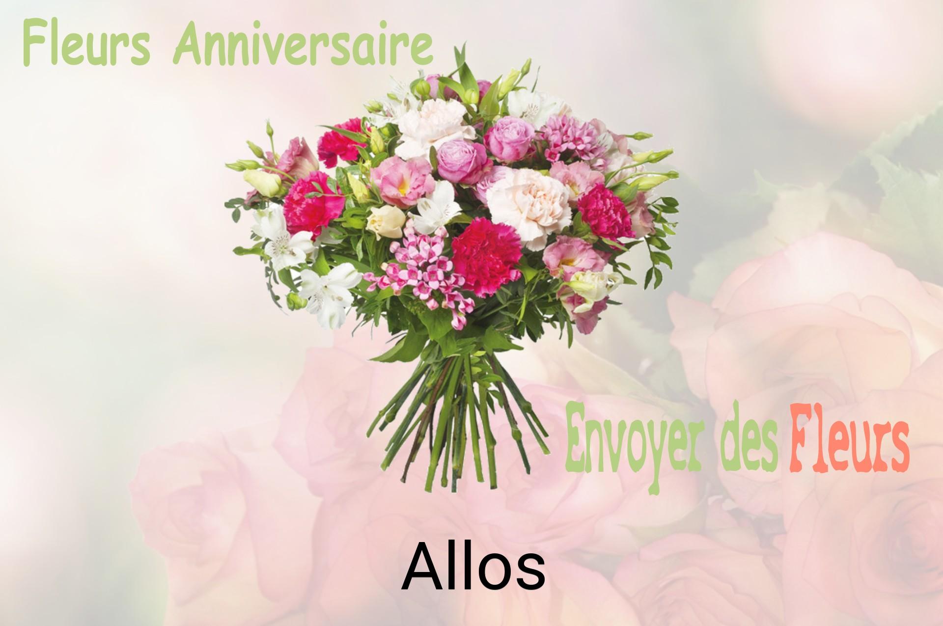 Bouquet de fleurs d’anniversaire livré à Allos