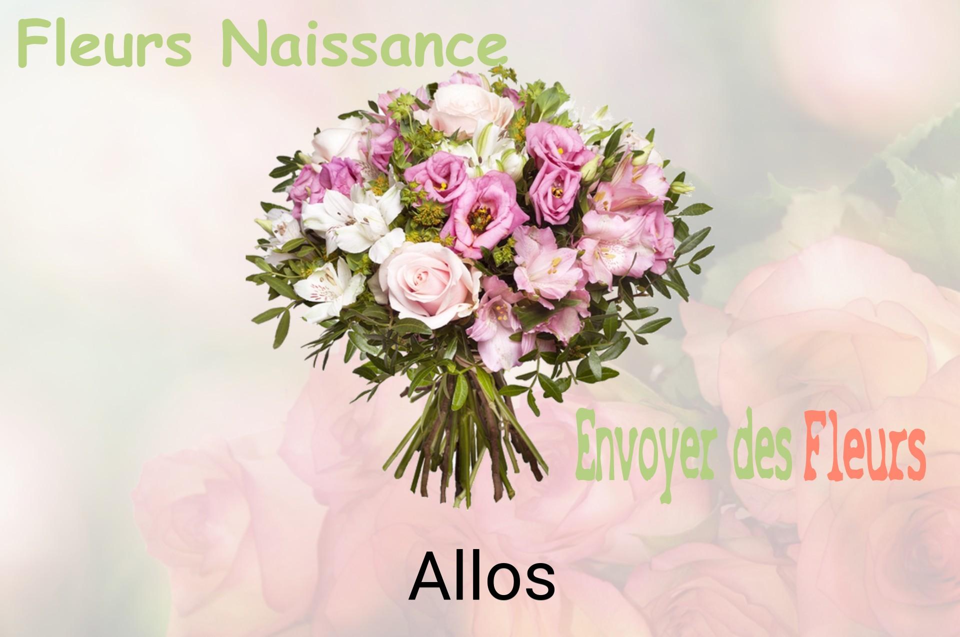 Bouquet de fleurs de naissance livré à Allos